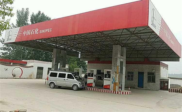 漳平加油站钢结构网架案例5